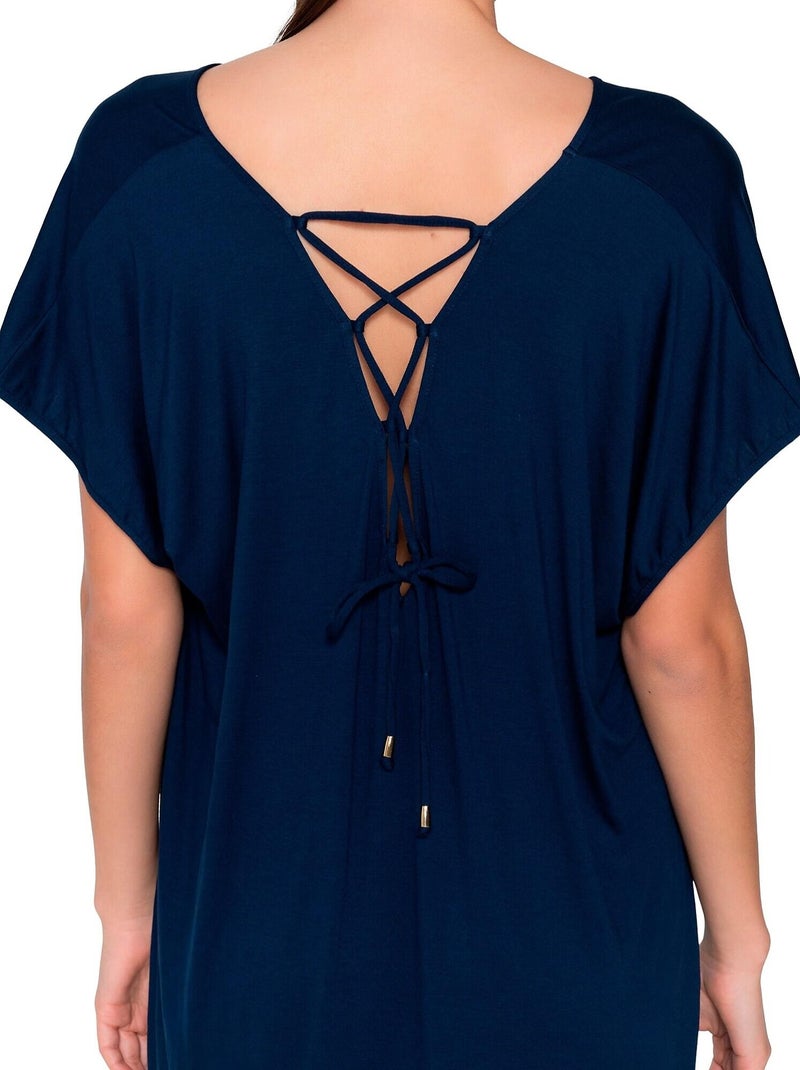 Caftan de plage PROMISE Bleu - Kiabi