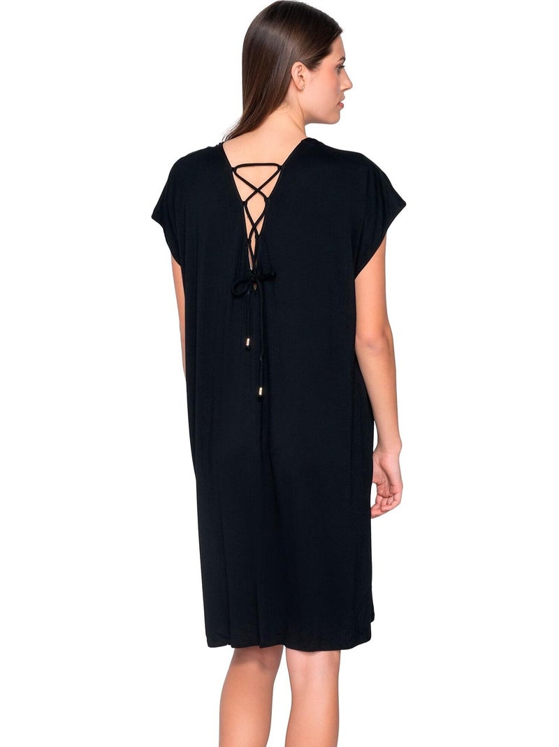 Caftan de plage PROMISE Noir - Kiabi