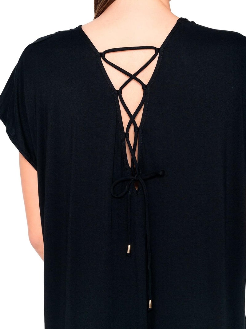 Caftan de plage PROMISE Noir - Kiabi