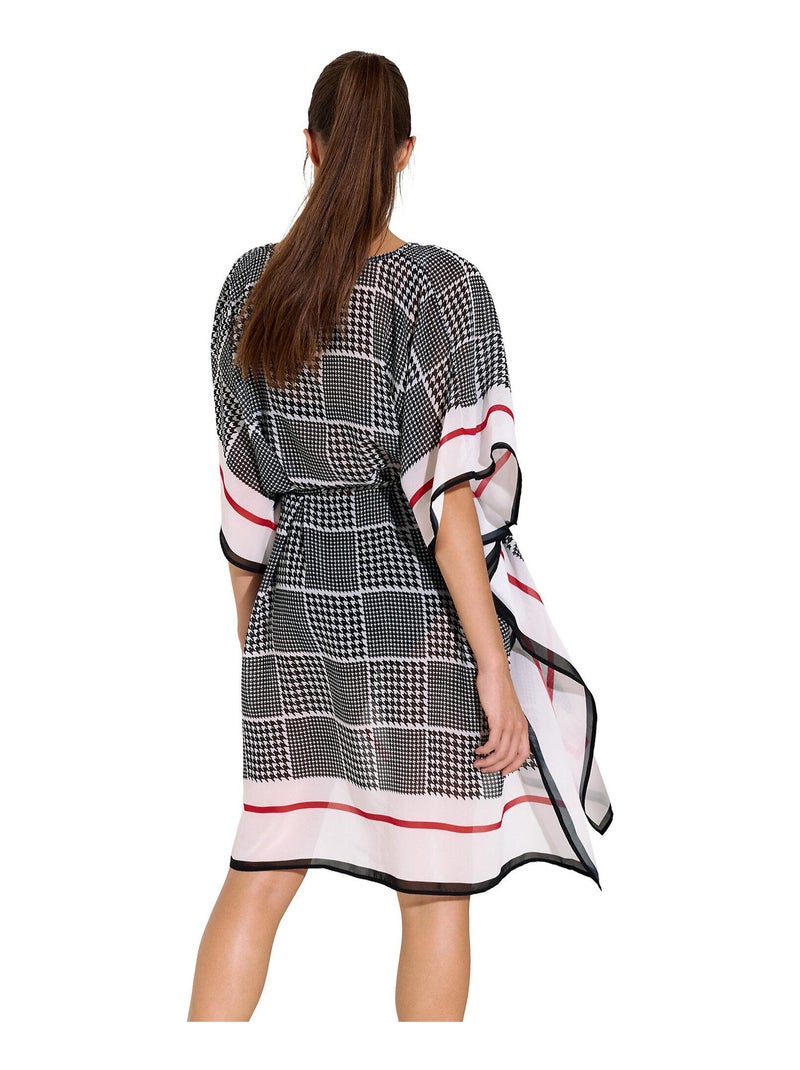 Caftan de plage Quito Noir - Kiabi