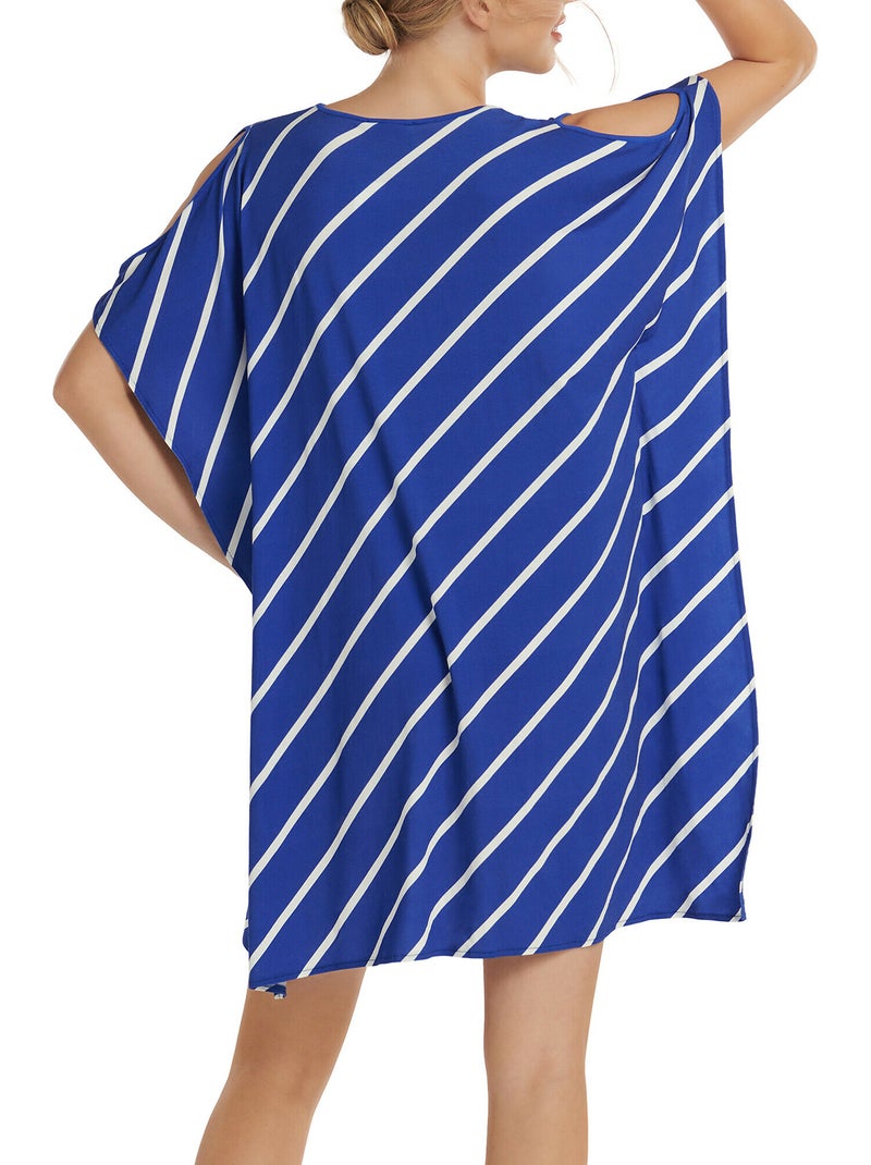 Caftan de plage Rhodes Bleu - Kiabi