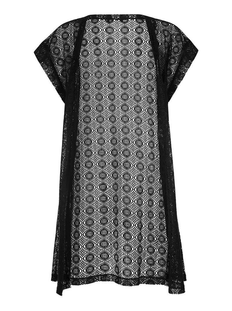 Caftan de plage Rimini Noir - Kiabi