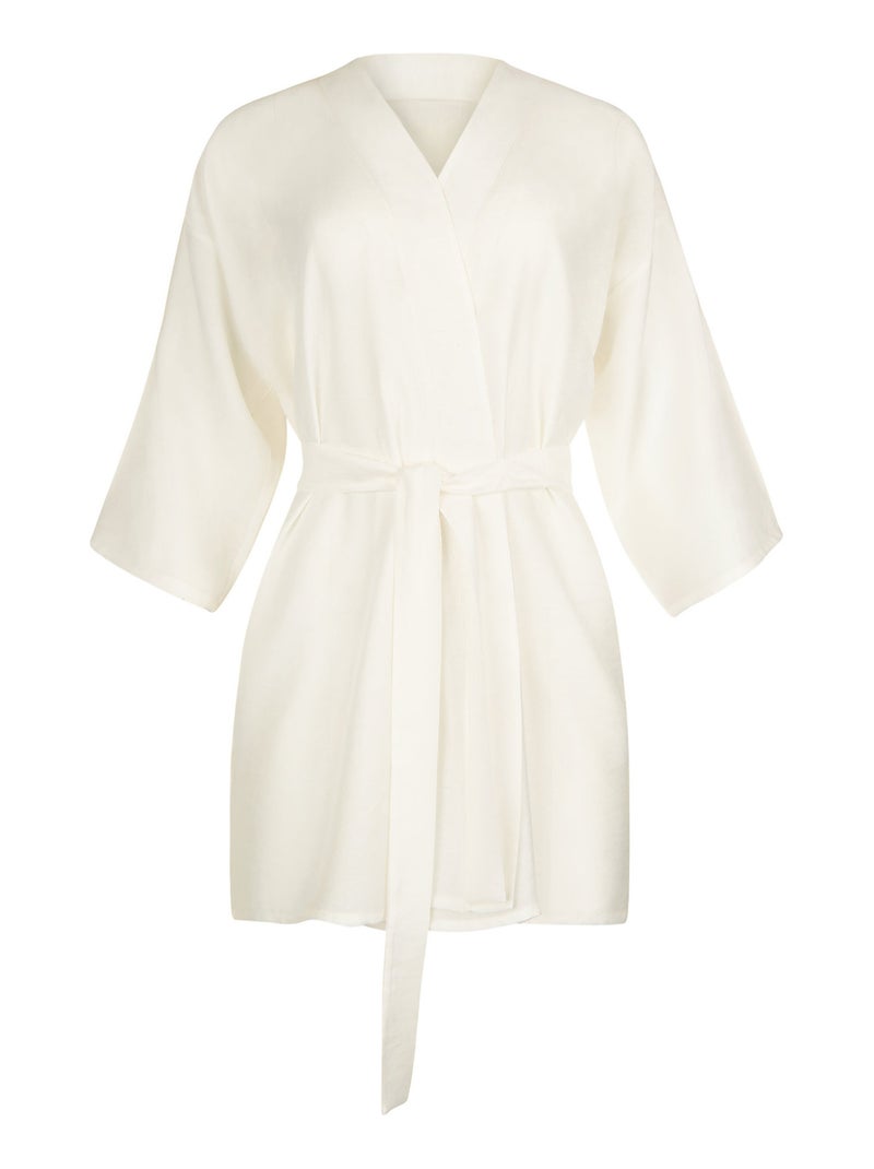 Caftan de plage TANZANIA Ecru - Kiabi