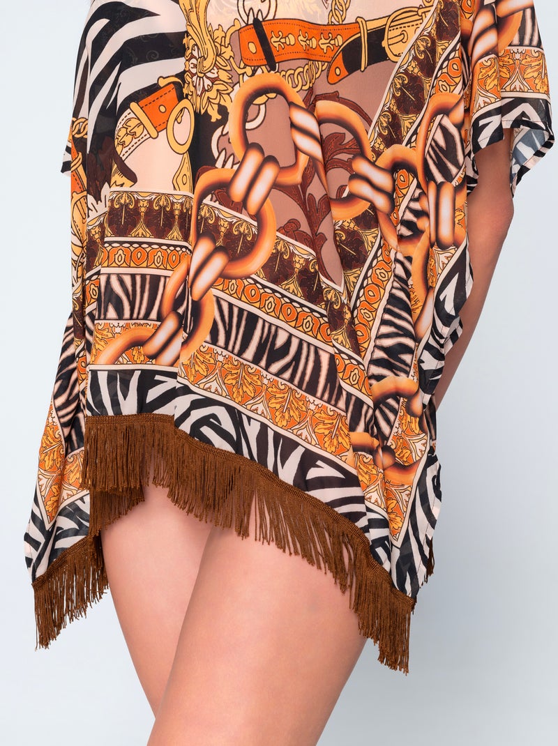 Caftan de plage TREASURE Multicolore - Kiabi