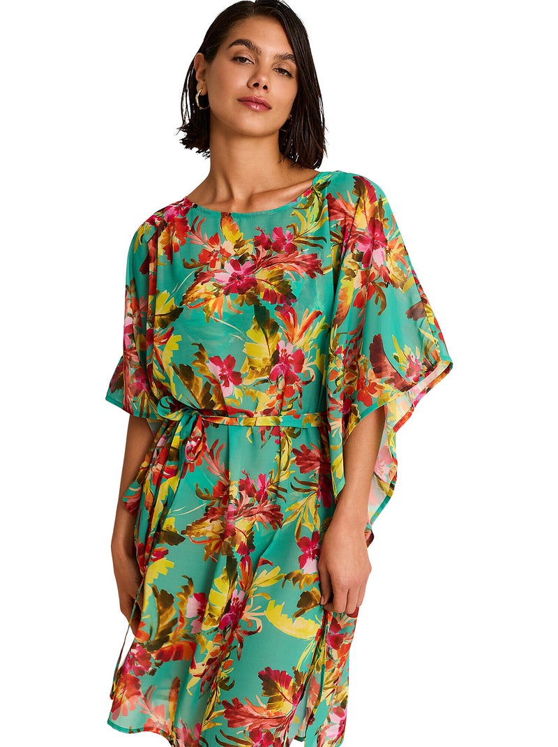 Caftan de plage TROPICO Vert - Kiabi