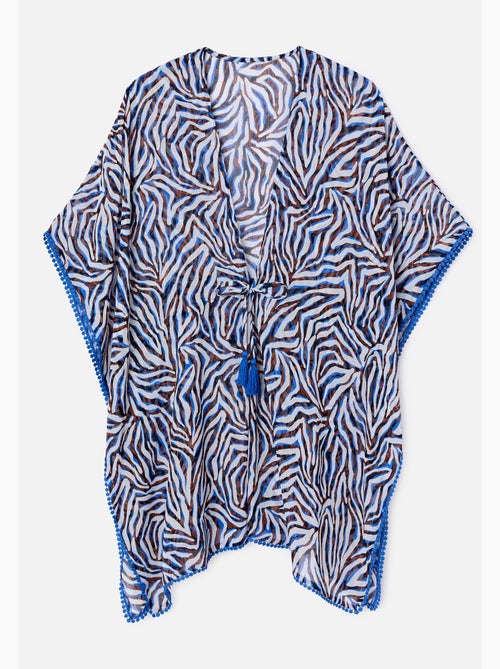 Caftan uni ou imprimé en voile - Damart - Kiabi