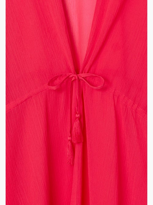 Caftan uni ou imprimé en voile - Damart - Kiabi
