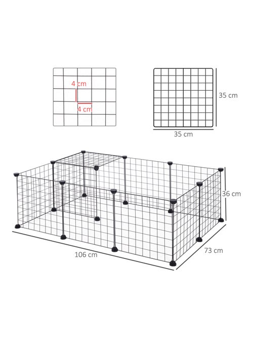 Cage animaux domestiques bords arrondis - Kiabi