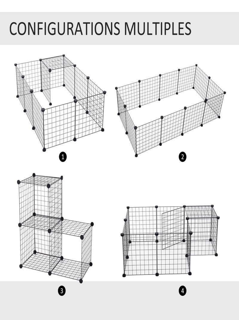 Cage animaux domestiques bords arrondis Noir - Kiabi