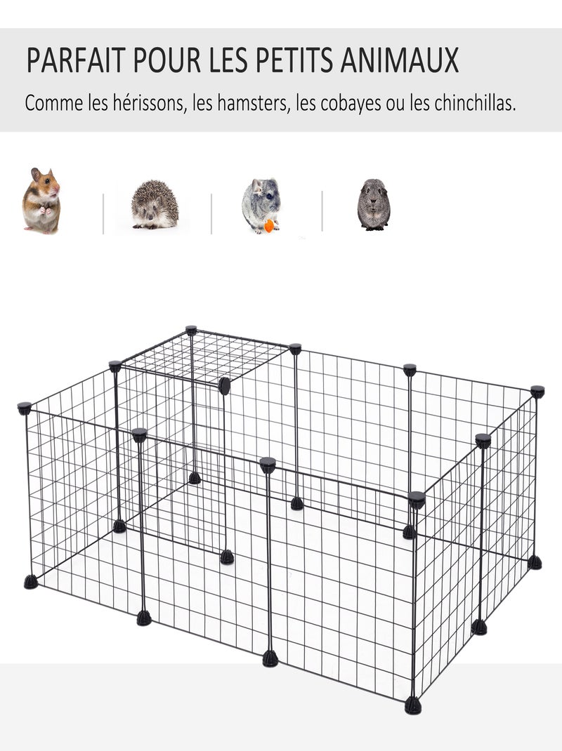 Cage animaux domestiques bords arrondis Noir - Kiabi
