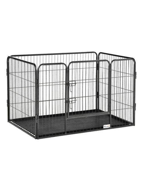 Cage chien démontable - enclos chien intérieur/extérieur - Kiabi