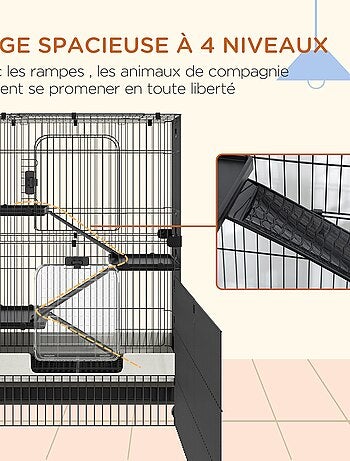 Cage chiens XXL sur roulettes