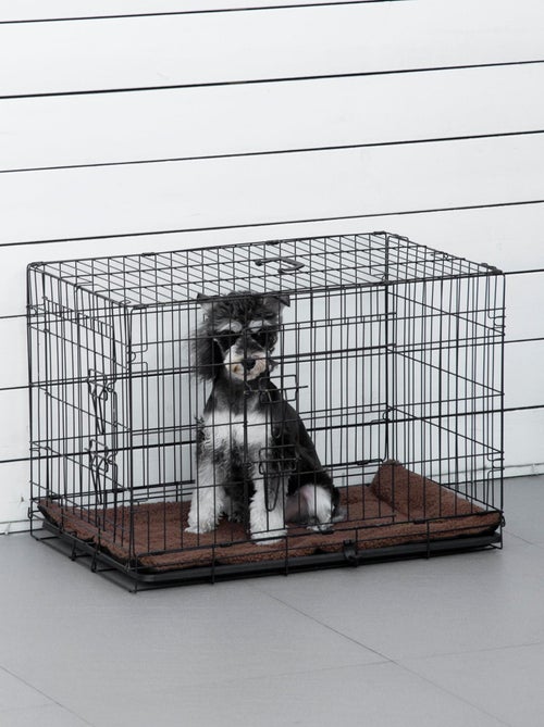 Cage de transport chien 76x53x57cm - Kiabi