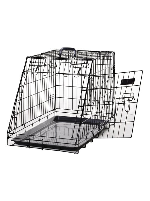 Cage de transport chien XL / L noir - Kiabi