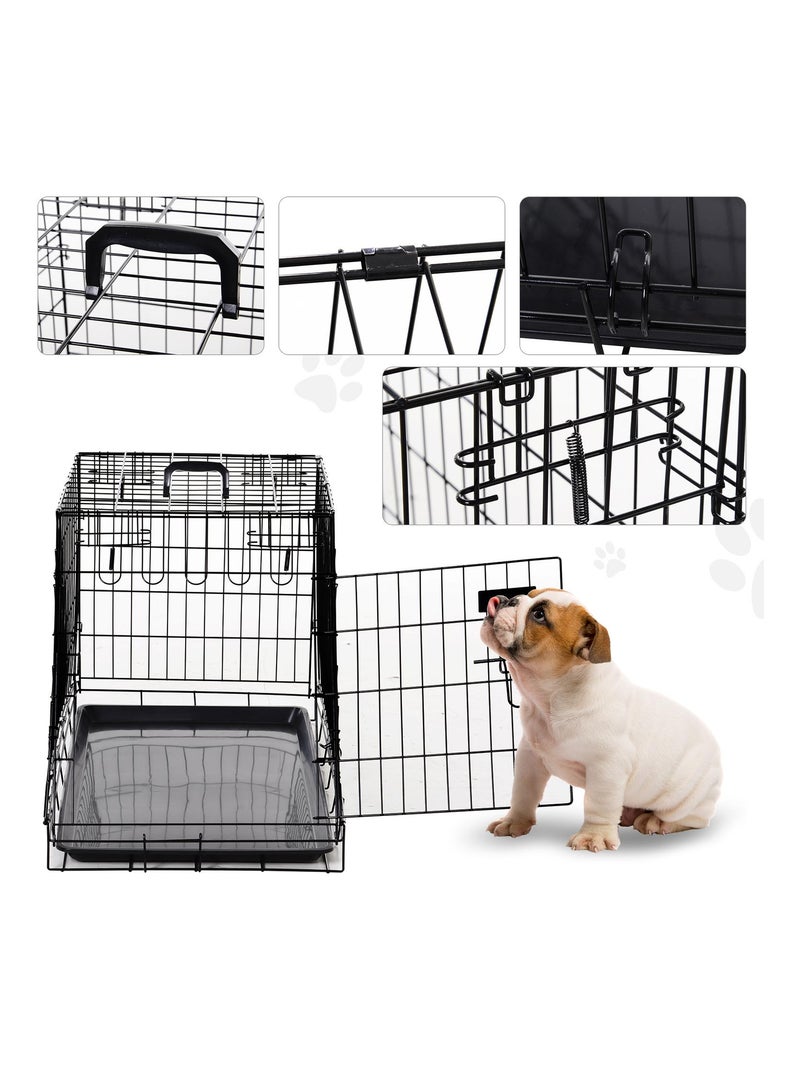 Cage de transport chien XL / L noir Noir - Kiabi