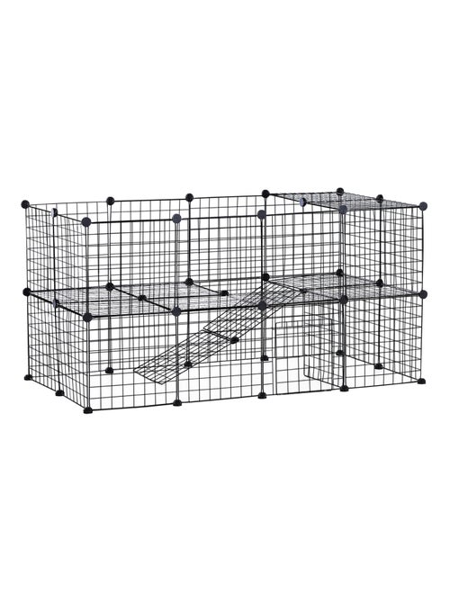 Cage parc enclos modulable pour animaux domestiques - Kiabi