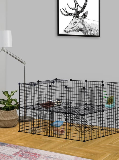 Cage parc enclos modulable pour animaux domestiques - Kiabi