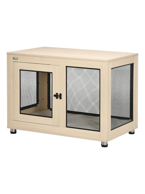 Cage pour chien sur pied style industriel avec coussin - Kiabi