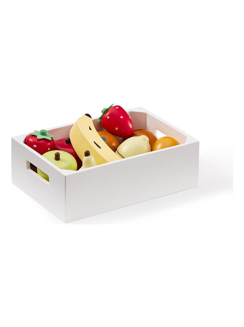 Cagette de fruits mélangés Kid's Hub en Bois FSC® Multicolore - Kiabi
