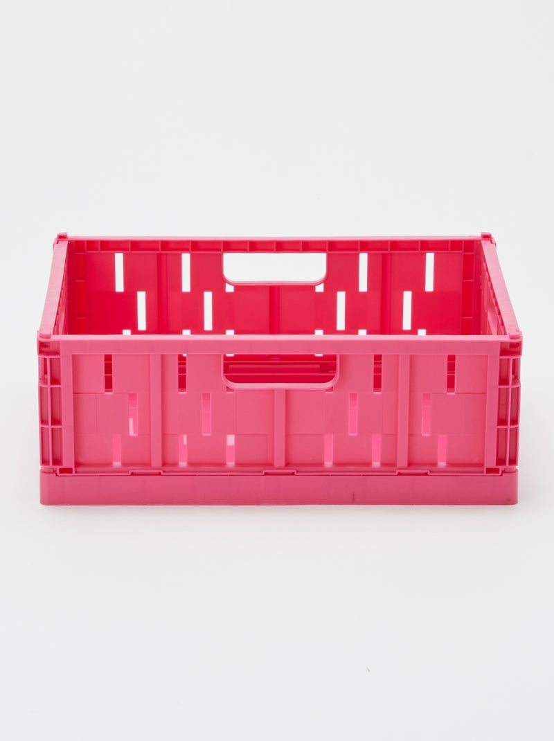 Cagette de rangement en plastique (26 x 17 cm) ROSE - Kiabi
