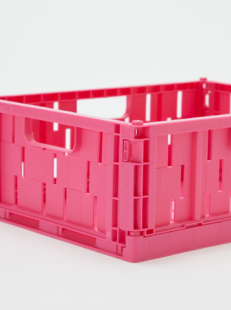 Cagette de rangement en plastique (26 x 17 cm) ROSE - Kiabi