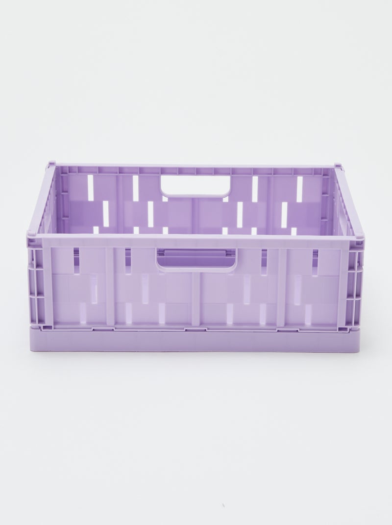 Cagette de rangement en plastique (26 x 17 cm) VIOLET - Kiabi