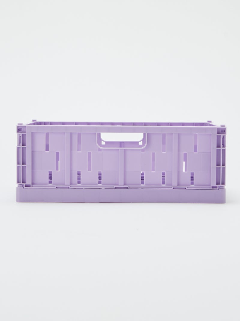 Cagette de rangement en plastique (26 x 17 cm) VIOLET - Kiabi