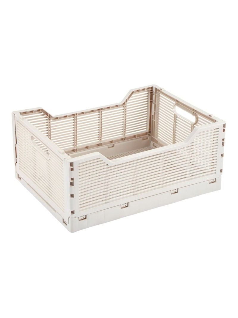 Cagette pliable FOLDY Beige - Kiabi