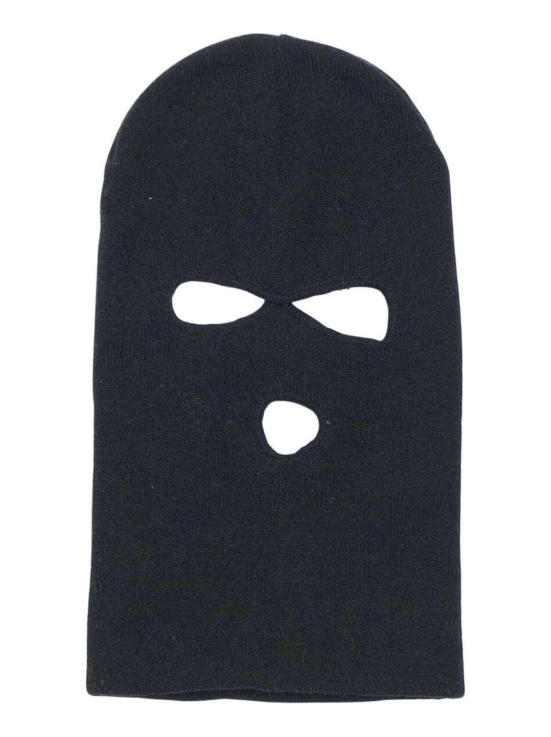 Cagoule 3 trous Noir - Kiabi