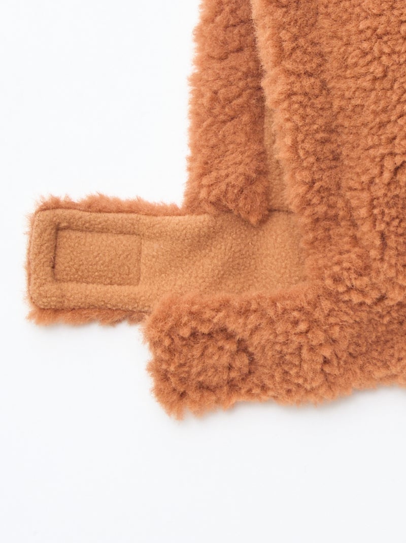 Cagoule animée ours Marron - Kiabi