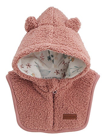 Cagoule bébé en sherpa Bloom