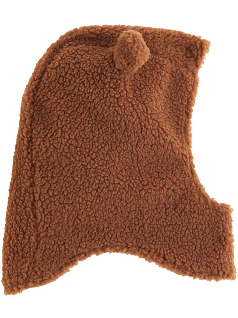 Cagoule bébé en sherpa moka Marron - Kiabi
