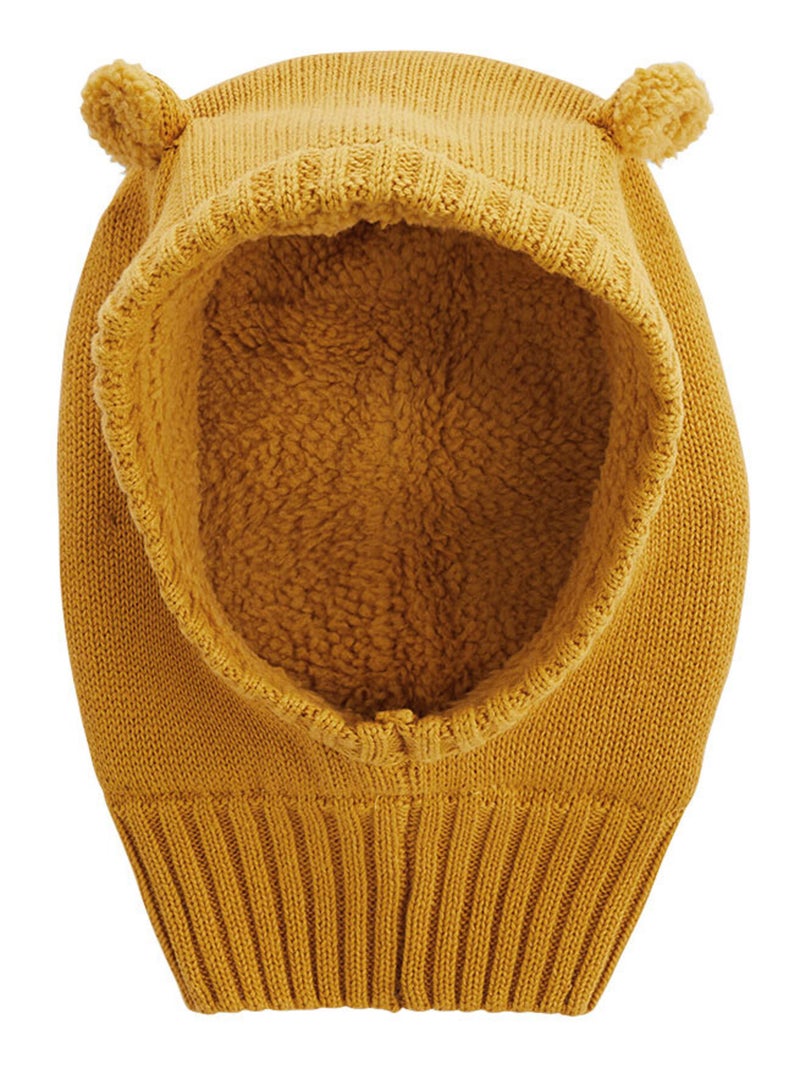 Cagoule bébé en tricot Charly Camel - Kiabi