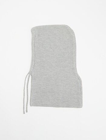Cagoule côtelée unie