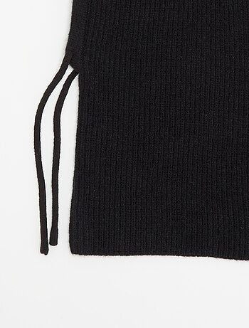 Cagoule côtelée unie