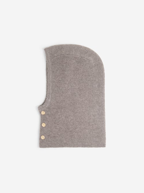 Cagoule en maille avec boutons dorés - Kiabi Cagoule en maille avec boutons dorés - Kiabi