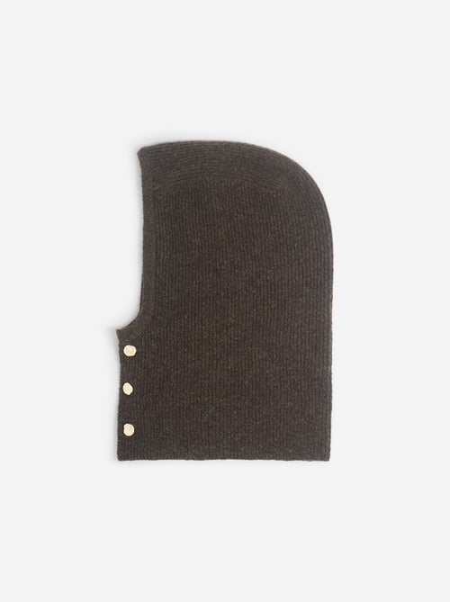 Cagoule en maille avec boutons dorés - Kiabi Cagoule en maille avec boutons dorés - Kiabi