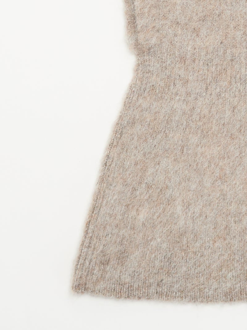 Cagoule fille oversize Beige - Kiabi