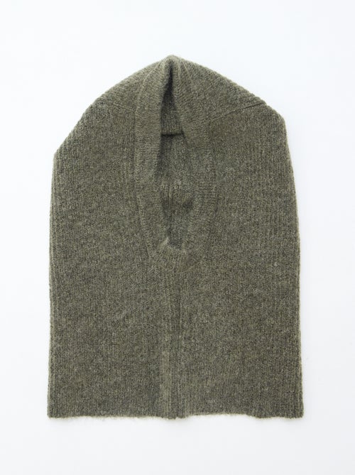 Cagoule maille chaude - Kiabi