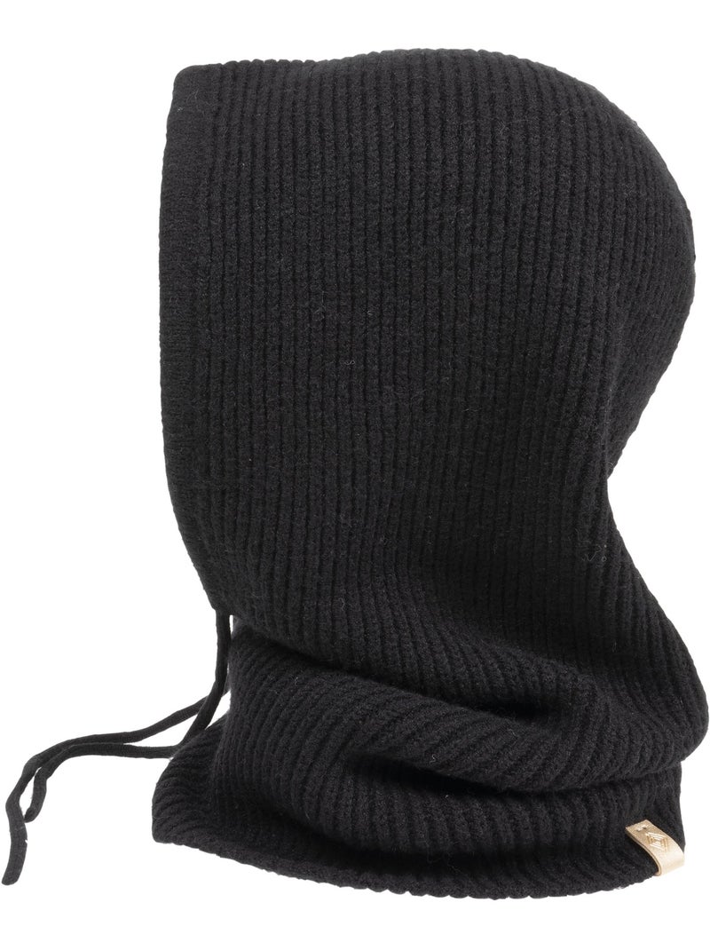 Cagoule maille soft touch taille unique extensible femme isotoner Noir - Kiabi