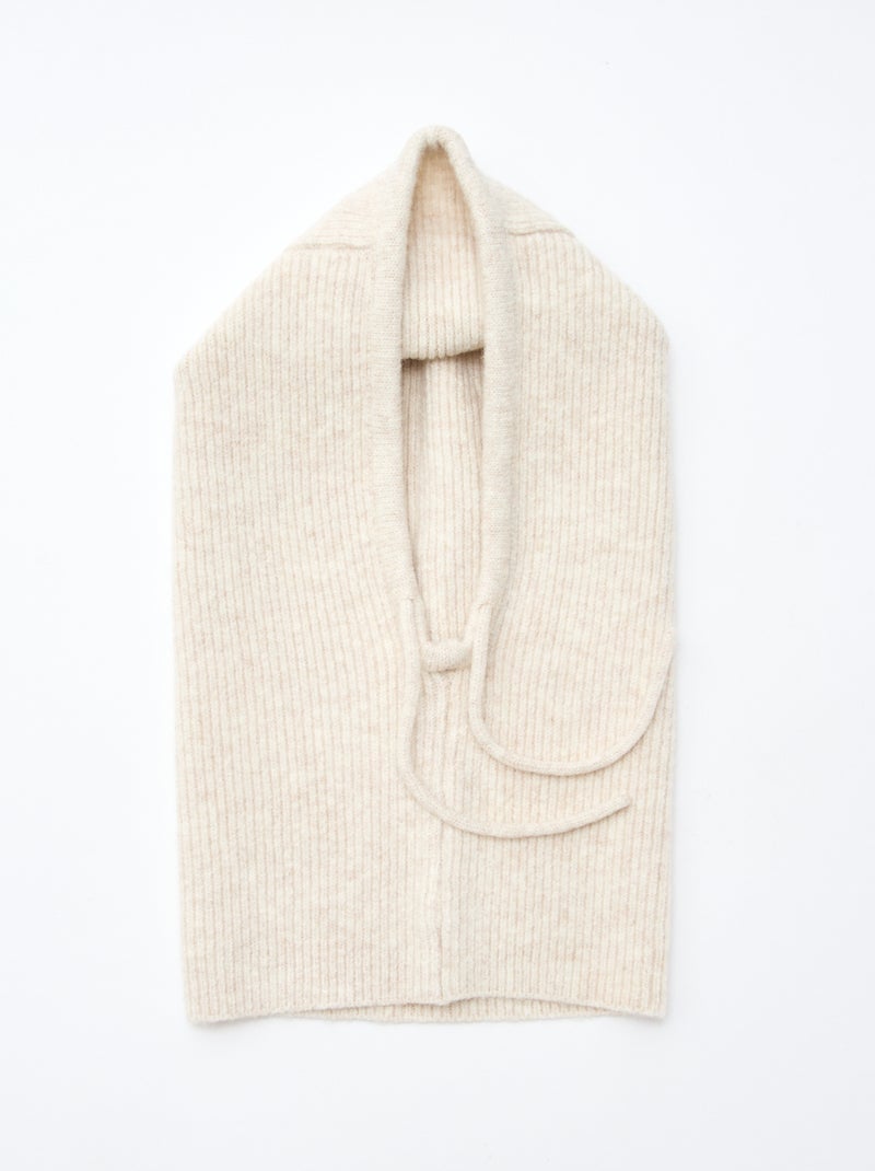 Cagoule maillée unie