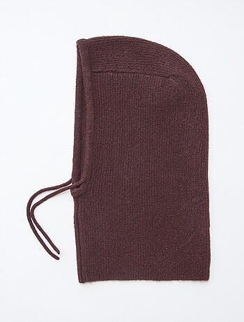 Cagoule maillée unie