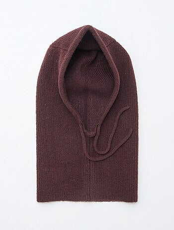 Cagoule maillée unie