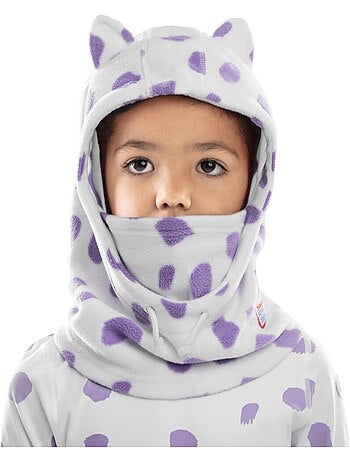 Cagoule thermique ski et snowboard enfant sports d'hiver enfants mottle