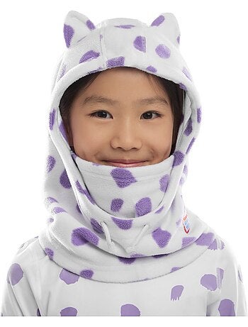Cagoule thermique ski et snowboard enfant sports d'hiver enfants mottle