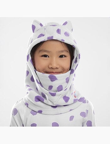 Cagoule thermique ski et snowboard enfant sports d'hiver enfants mottle