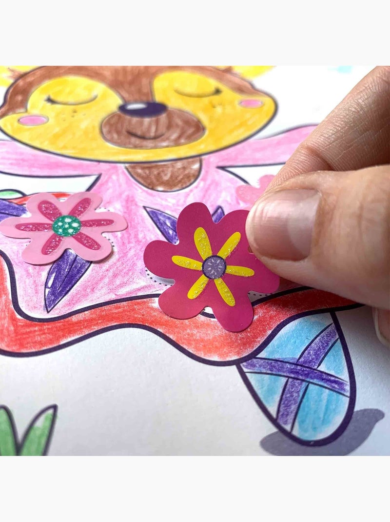 Cahier d’activités de coloriage à paillettes 3 en 1 N/A - Kiabi