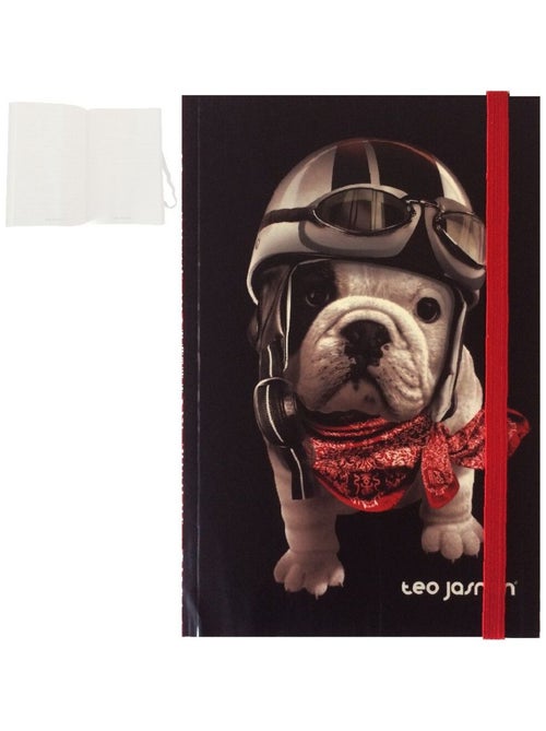 Cahier de note 160 pages Téo Jasmin noir - Kiabi