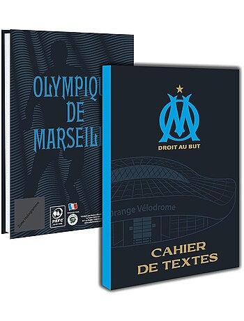 Cahier de texte olympique de marseille 6 onglets