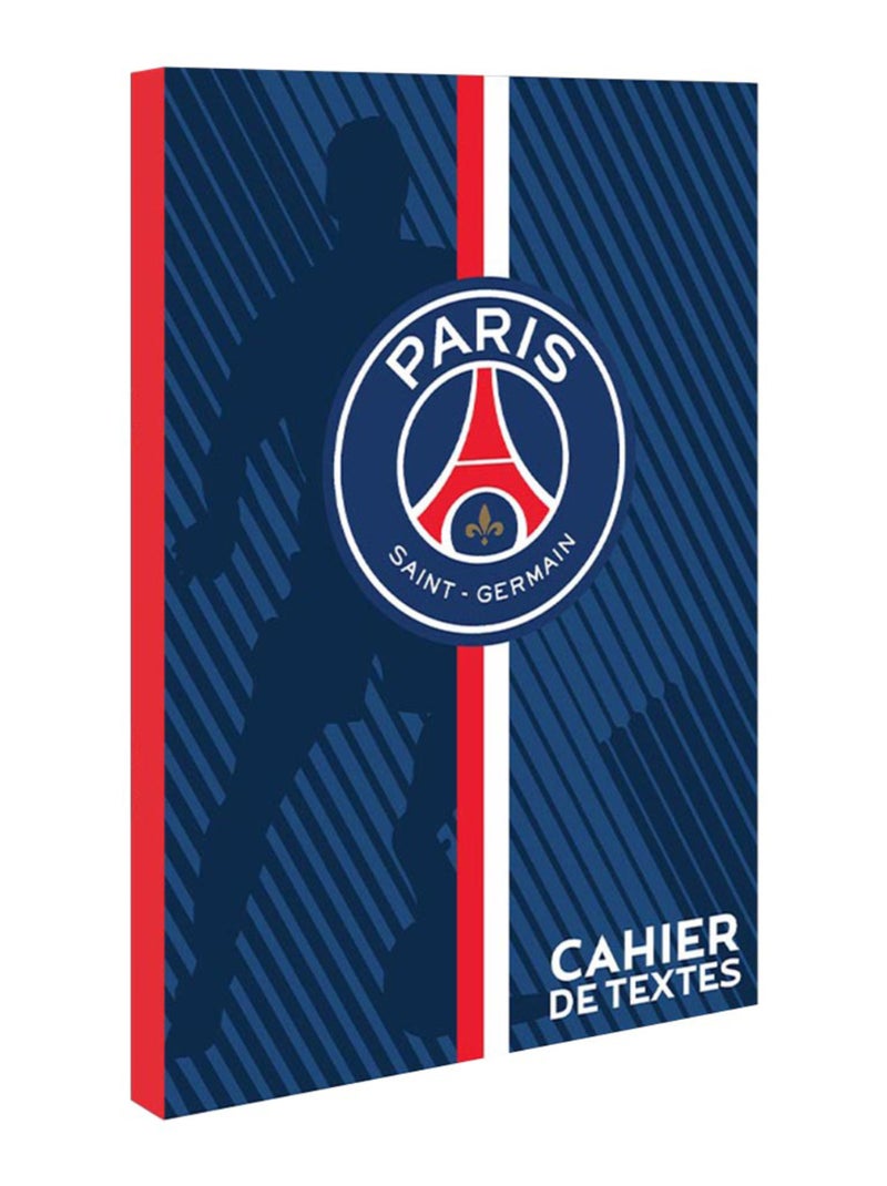 Cahier de texte paris saint-germain 6 onglets Bleu - Kiabi